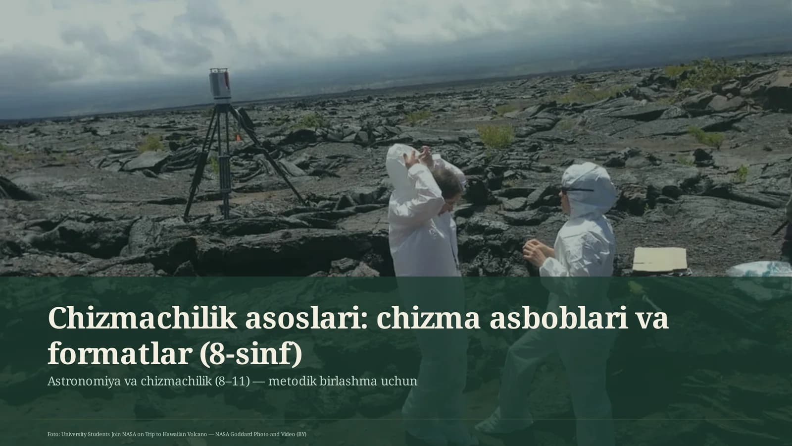 Chizmachilik asoslari: chizma asboblari va formatlar (8-sinf)