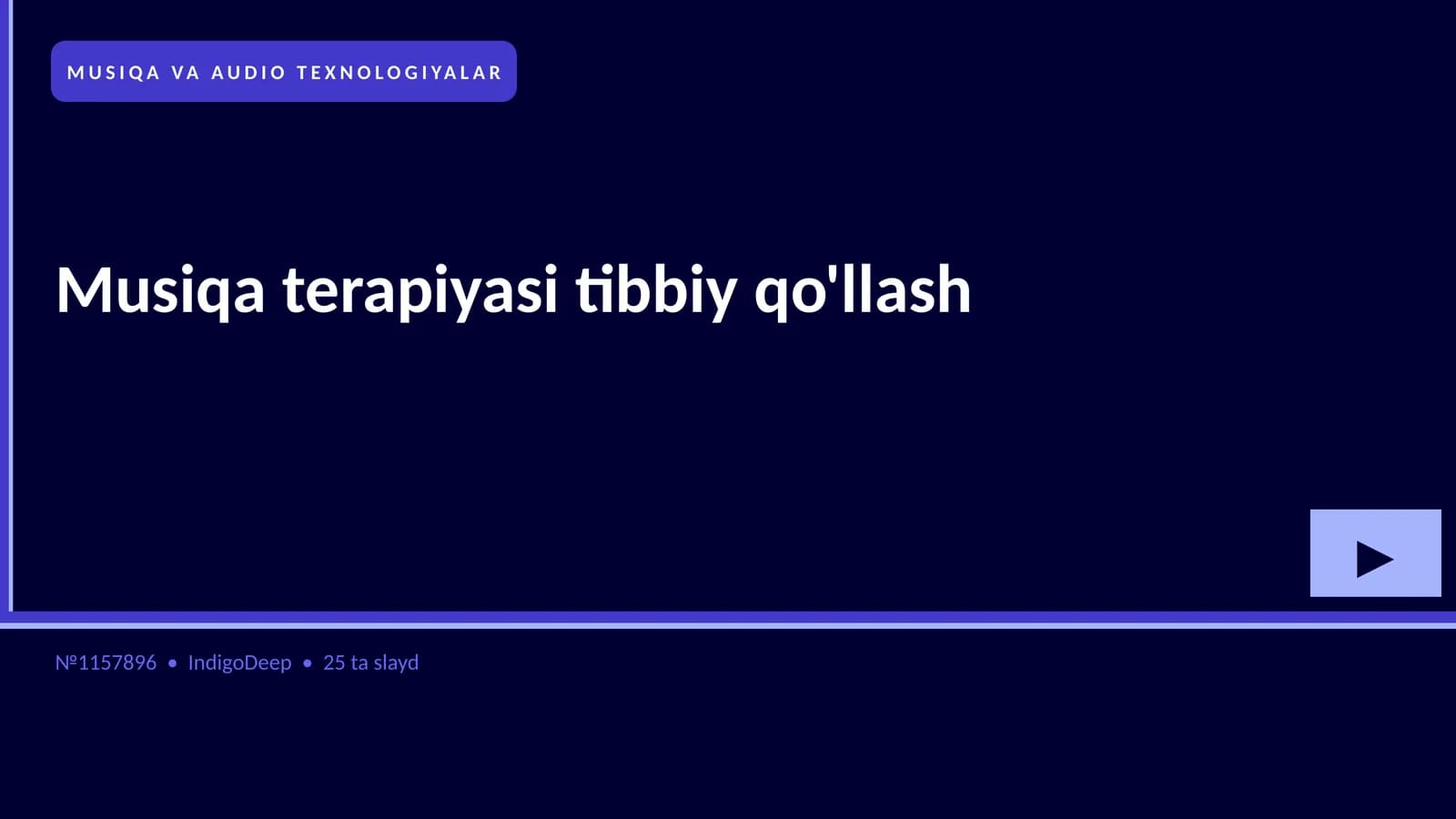 Musiqa terapiyasi tibbiy qo'llash