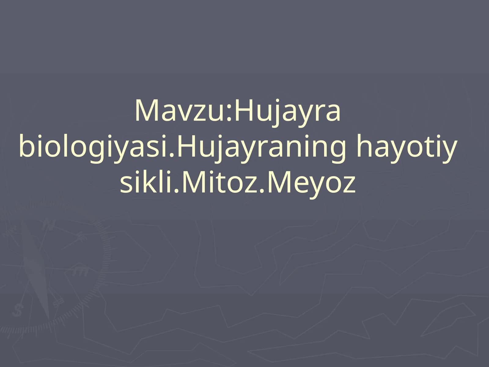 Hujayrabiologiyasi