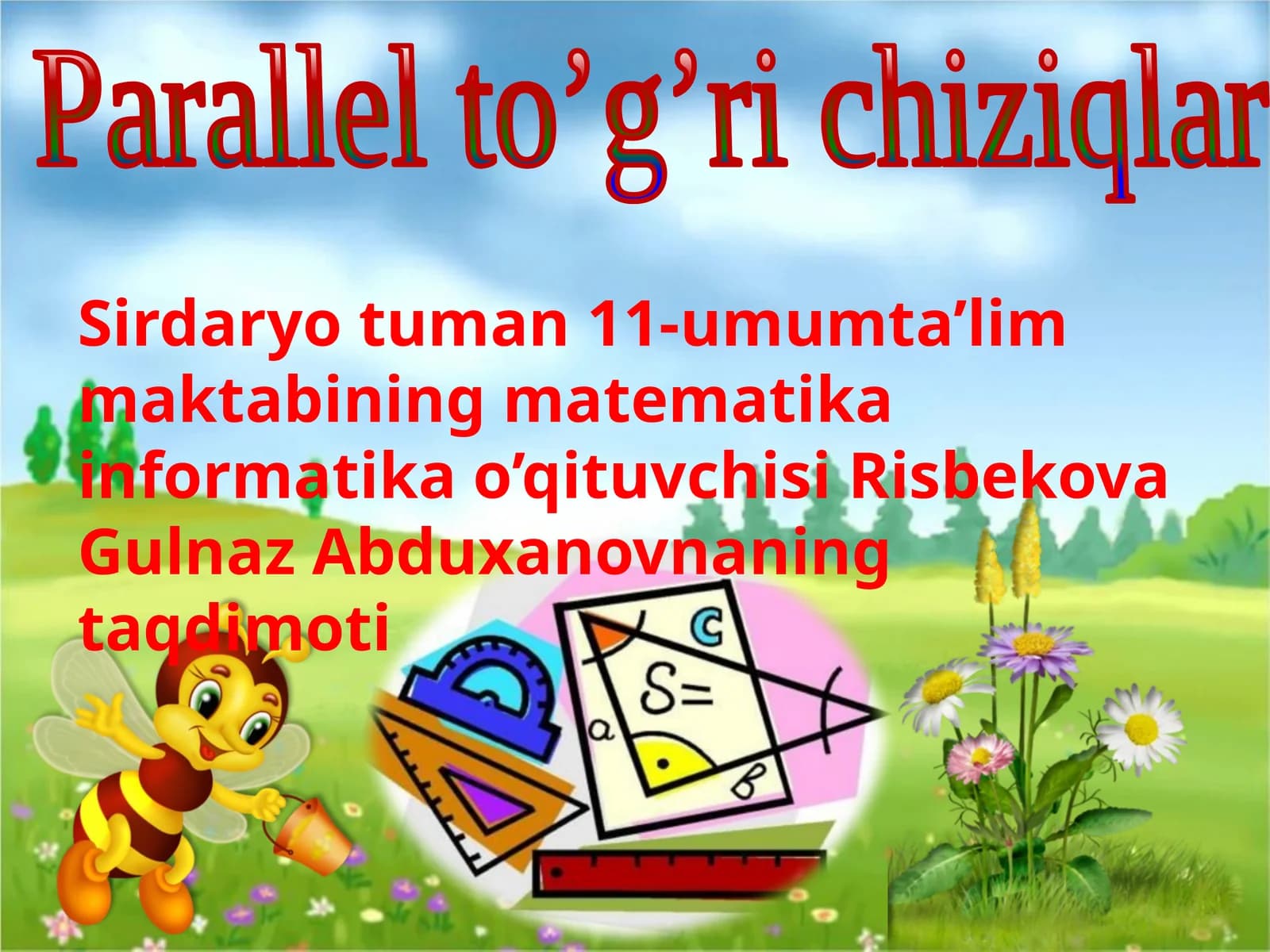 Parallelto’g’richiziqlar