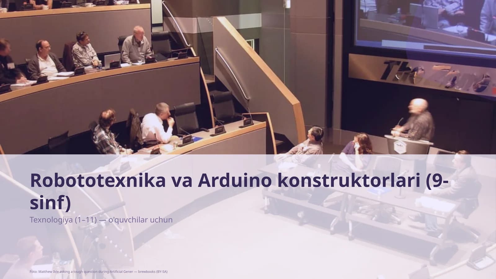 Robototexnika va Arduino konstruktorlari (9-sinf)