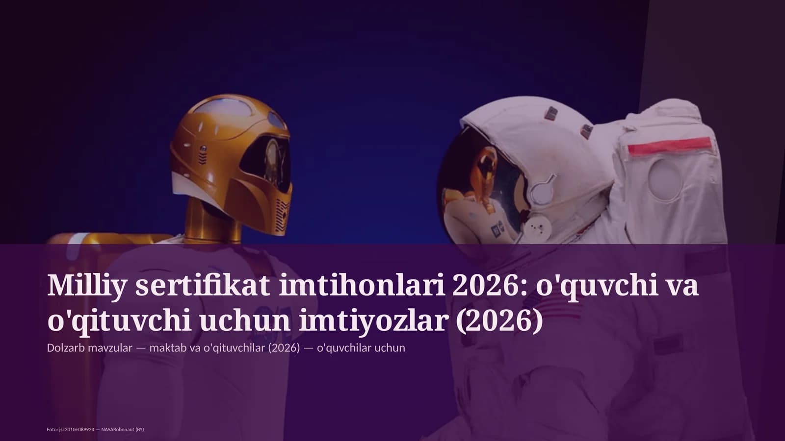 Dolzarb mavzular — maktab va o'qituvchilar (2026) — o'quvchilar uchun