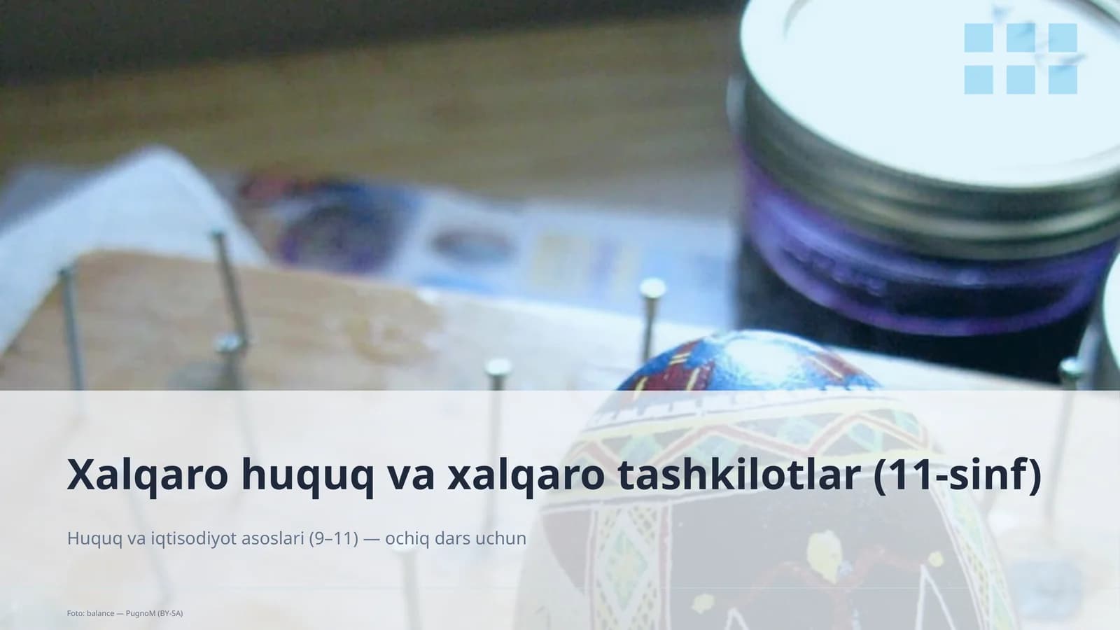 Xalqaro huquq va xalqaro tashkilotlar (11-sinf)