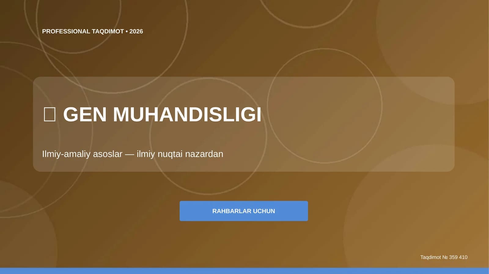 GEN MUHANDISLIGI