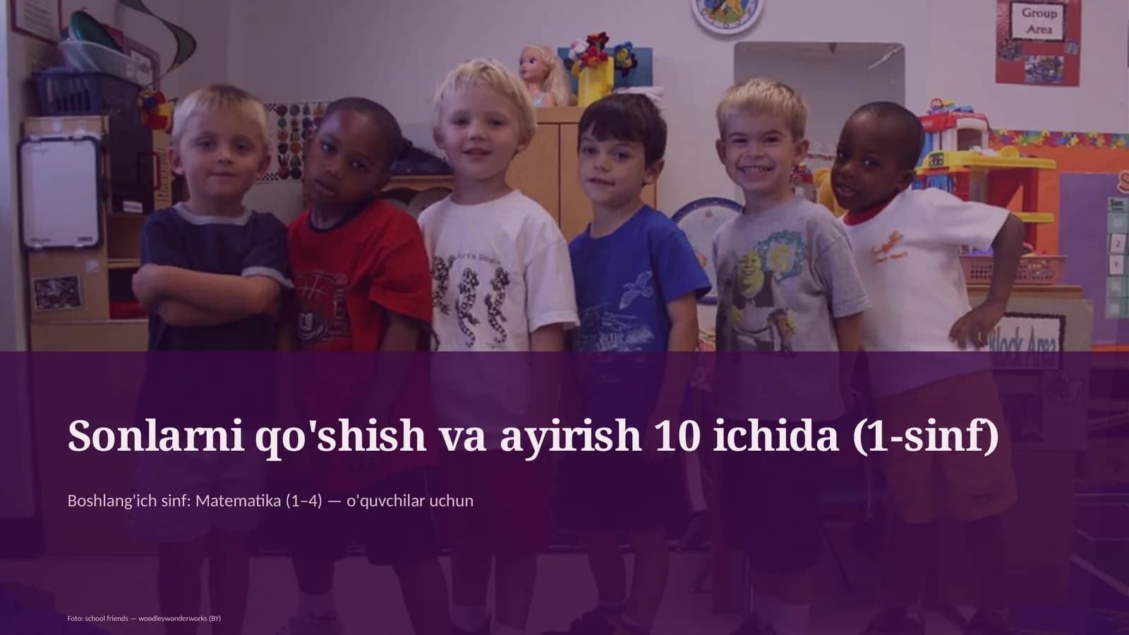 Sonlarni qo'shish va ayirish 10 ichida (1-sinf)