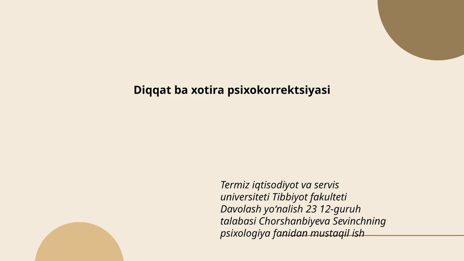Diqqat ba xotira psixokorrektsiyasi