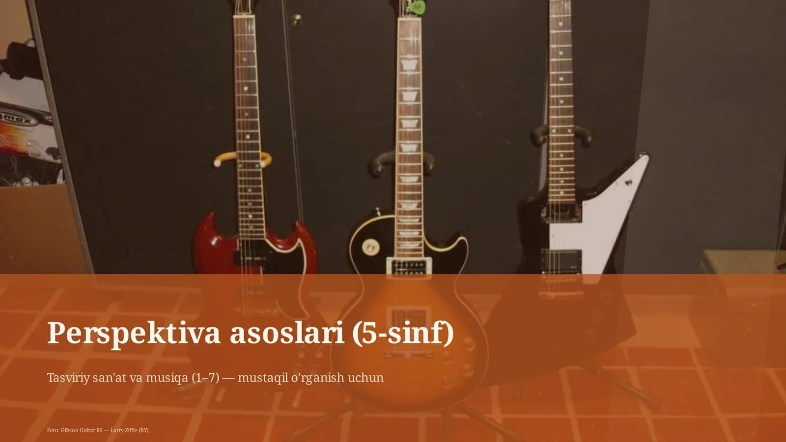 Perspektiva asoslari (5-sinf)