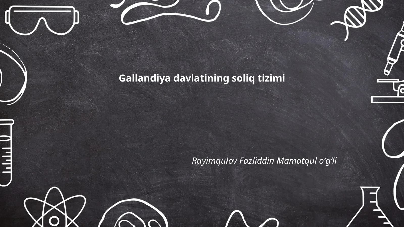 Gallandiya davlatining soliq tizimi
