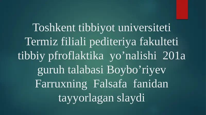 FALSAFANING MOHIYATI, SHARQ VA G‘ARB MUTAFAKKIRLARI TA’RIFLARINING TASNIFI