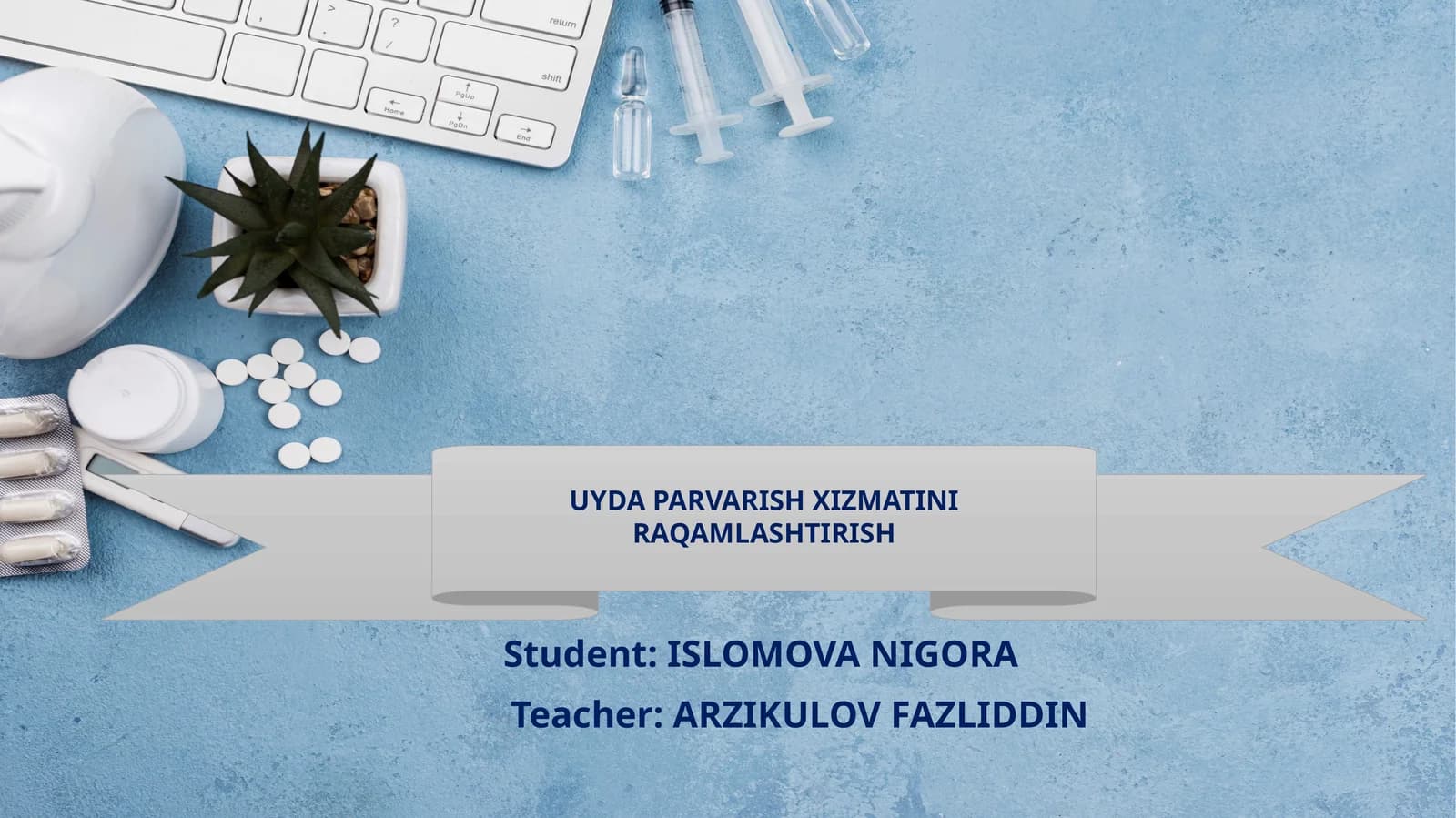 UYDA PARVARISH XIZMATINI RAQAMLASHTIRISH