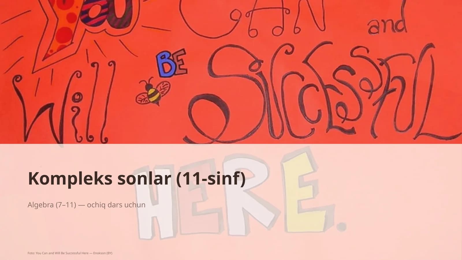Kompleks sonlar (11-sinf)