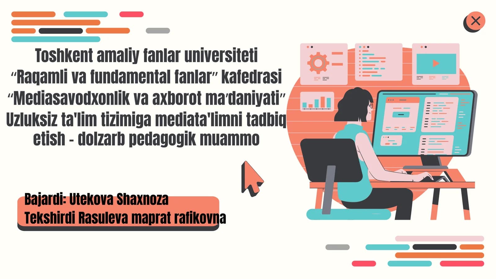 Mediata'lim va pedagogik muammoat