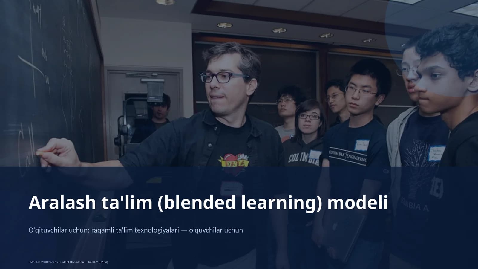 Aralash ta'lim (blended learning) modeli