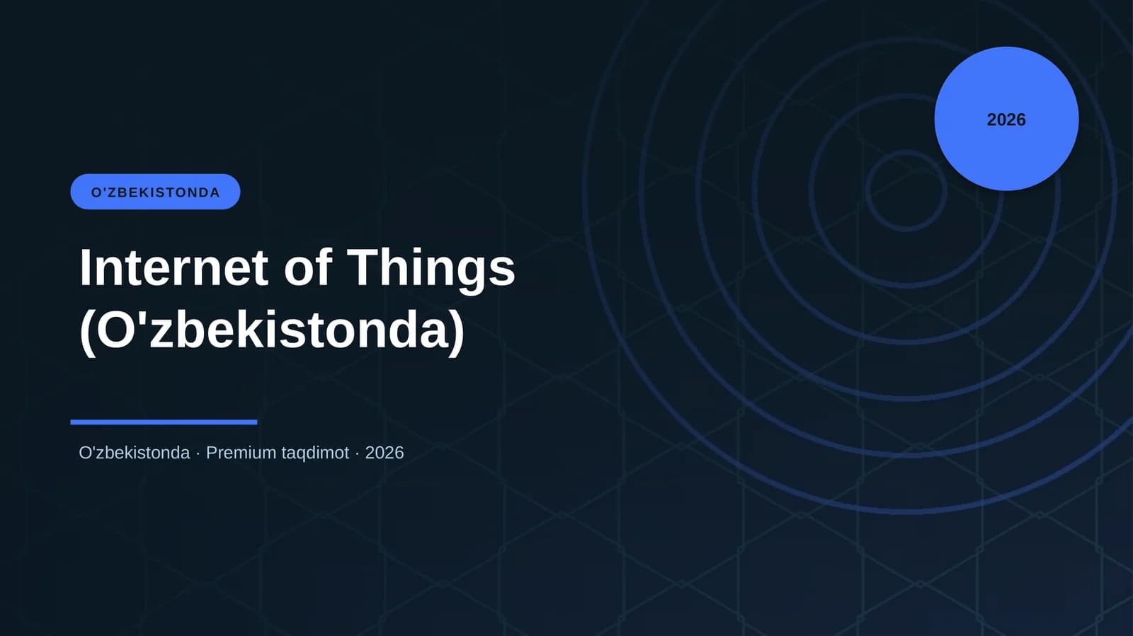 Internet of Things (O'zbekistonda)