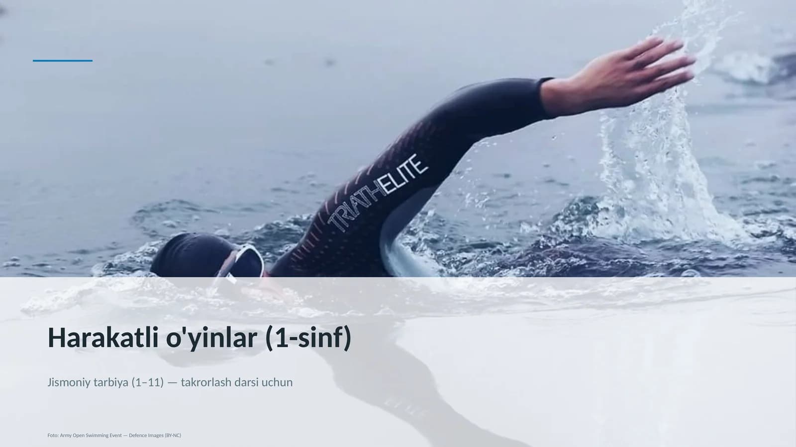 Harakatli o'yinlar (1-sinf)
