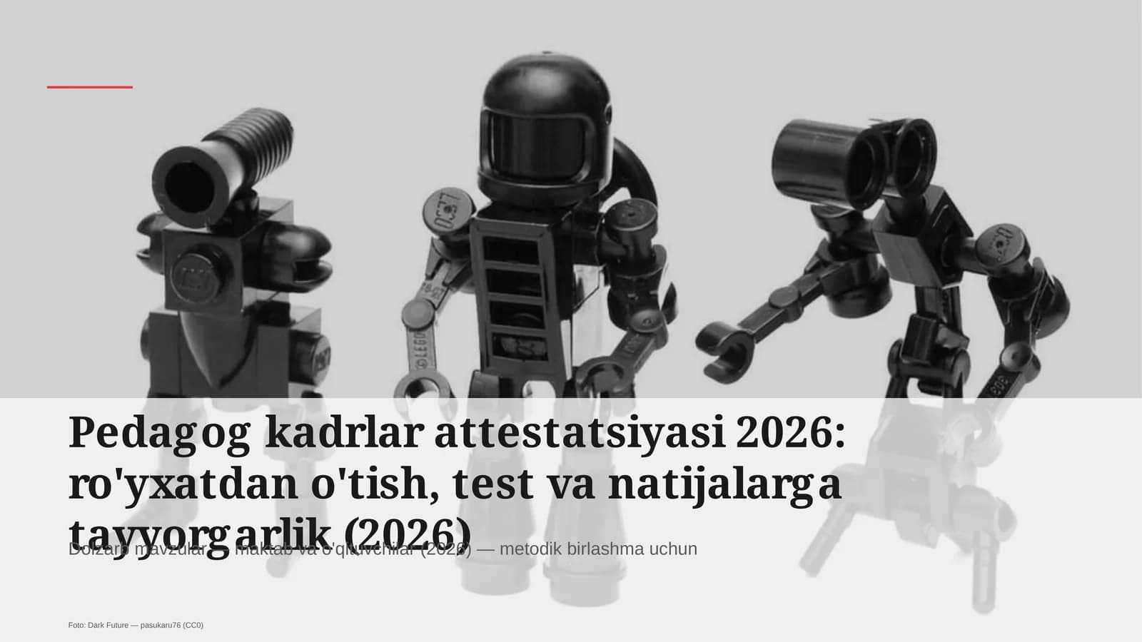 Pedagog kadrlar attestatsiyasi 2026: ro'yxatdan o'tish, test va natijalarga tayyorgarlik (2026)