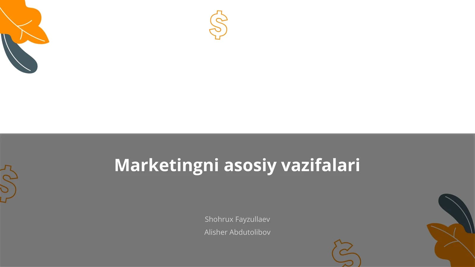 Marketingni asosiy vazifalari