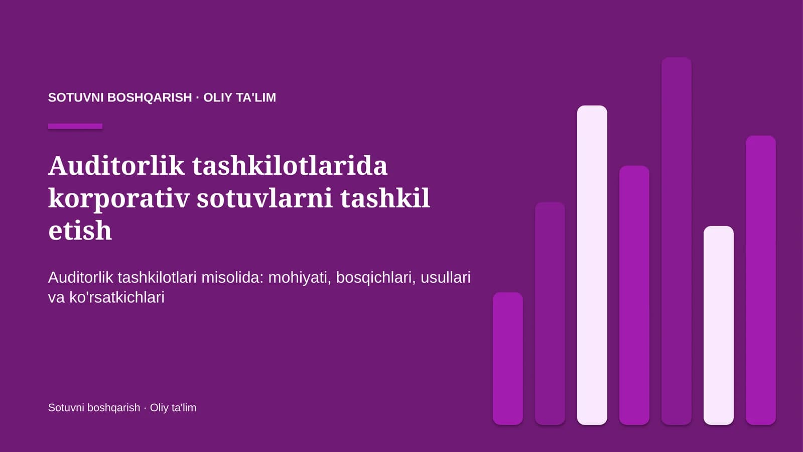auditorlik tashkilotlarida korporativ sotuvlarni tashkil etish 1766