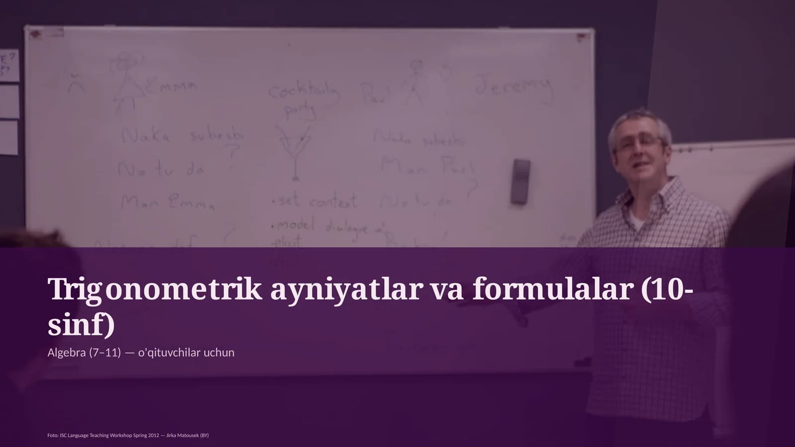 Trigonometrik ayniyatlar va formulalar (10-sinf)