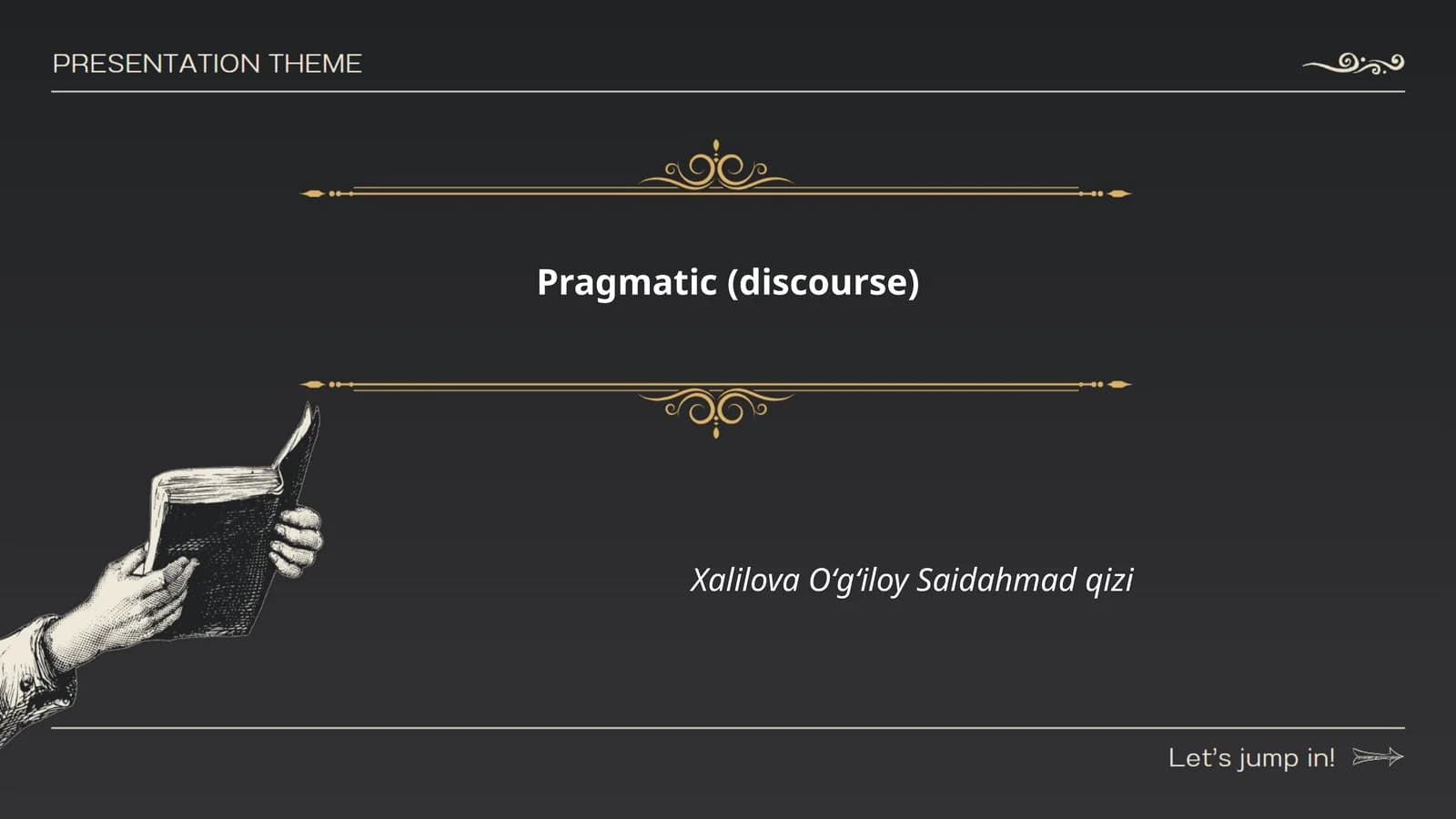 Pragmatic (discourse)