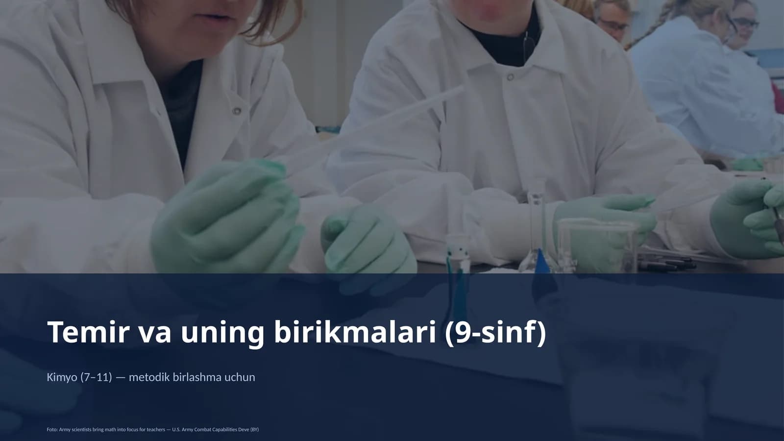 Temir va uning birikmalari (9-sinf)