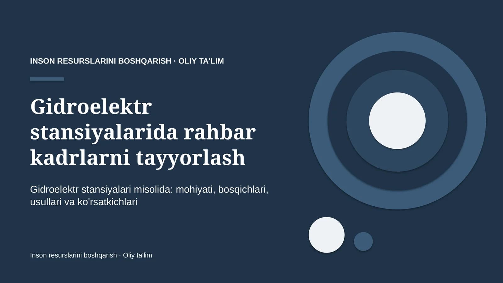 gidroelektr stansiyalarida rahbar kadrlarni tayyorlash 3603