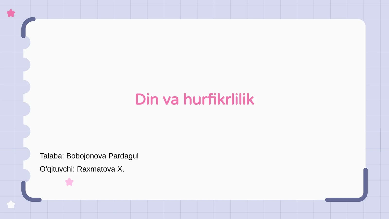 Din va hurfikrlilik
