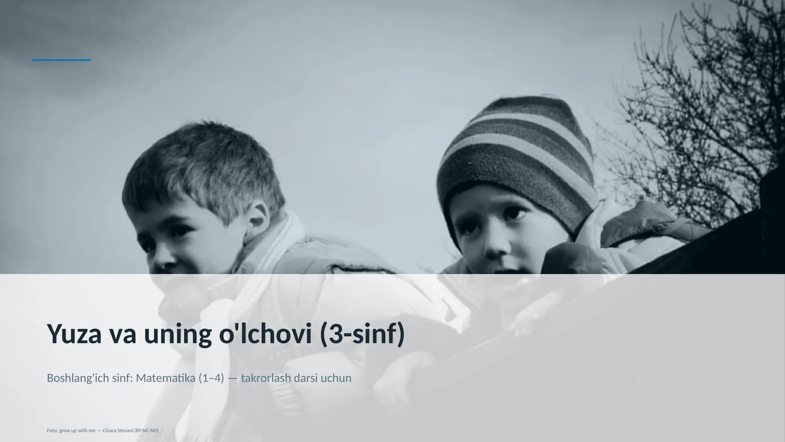Yuza va uning o'lchovi (3-sinf)