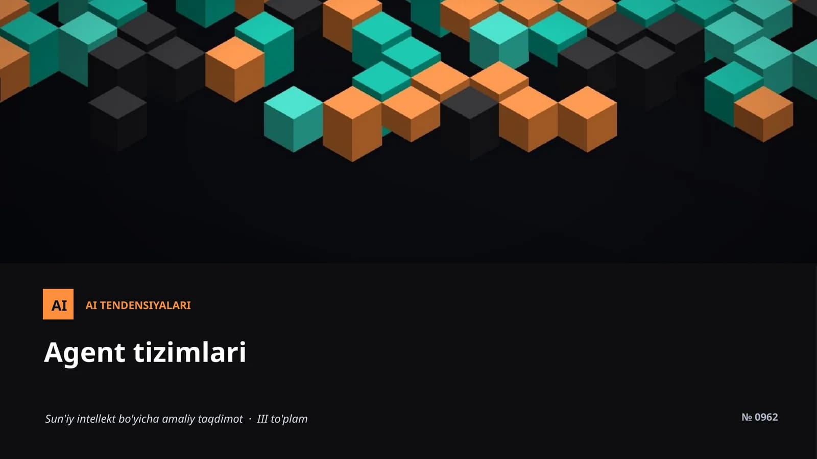 AI TENDENSIYALARI