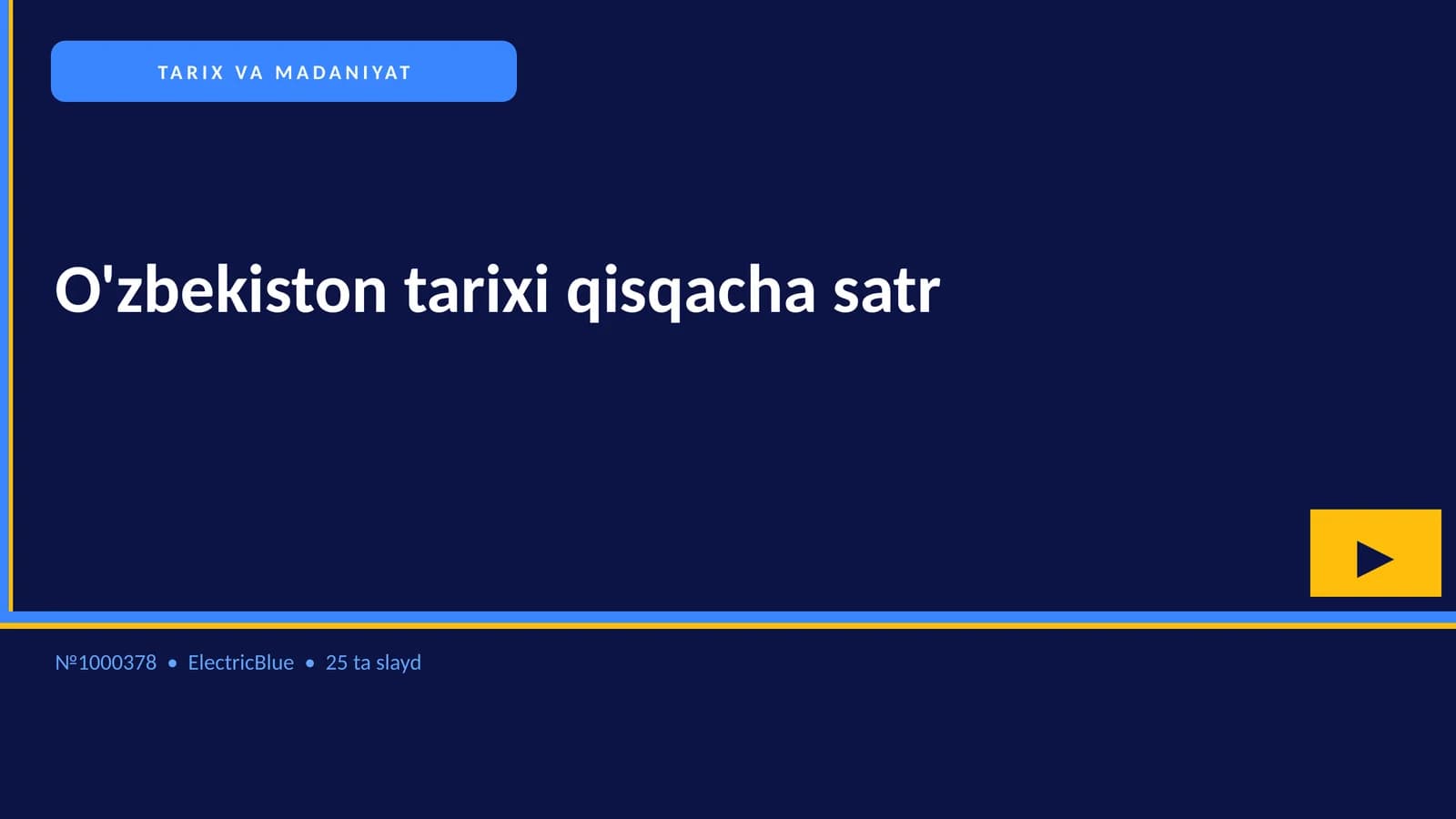 O'zbekiston tarixi qisqacha satr