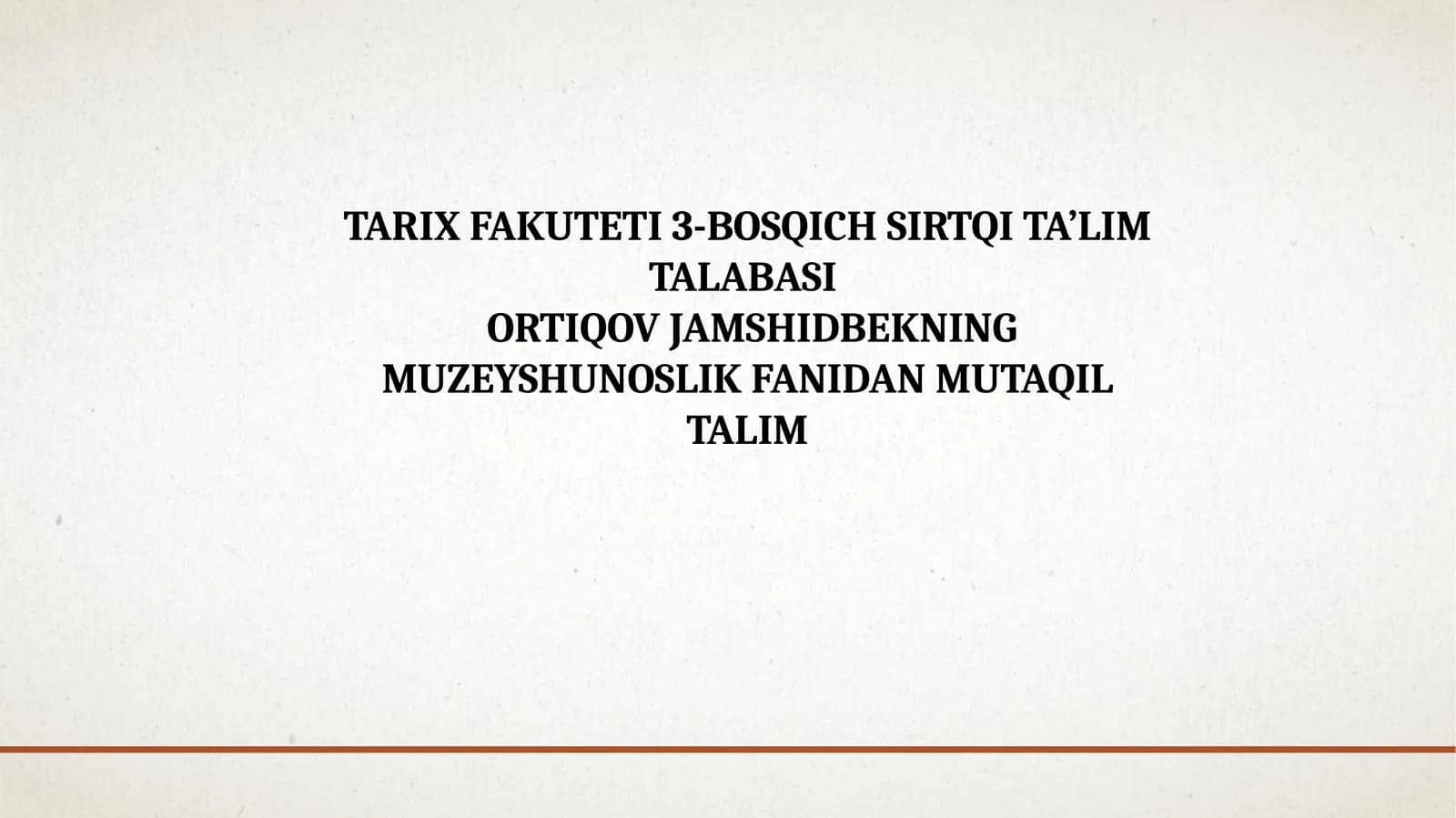 Islom Abdug‘aniyevich Karimovning o‘dgorlik muzeyi