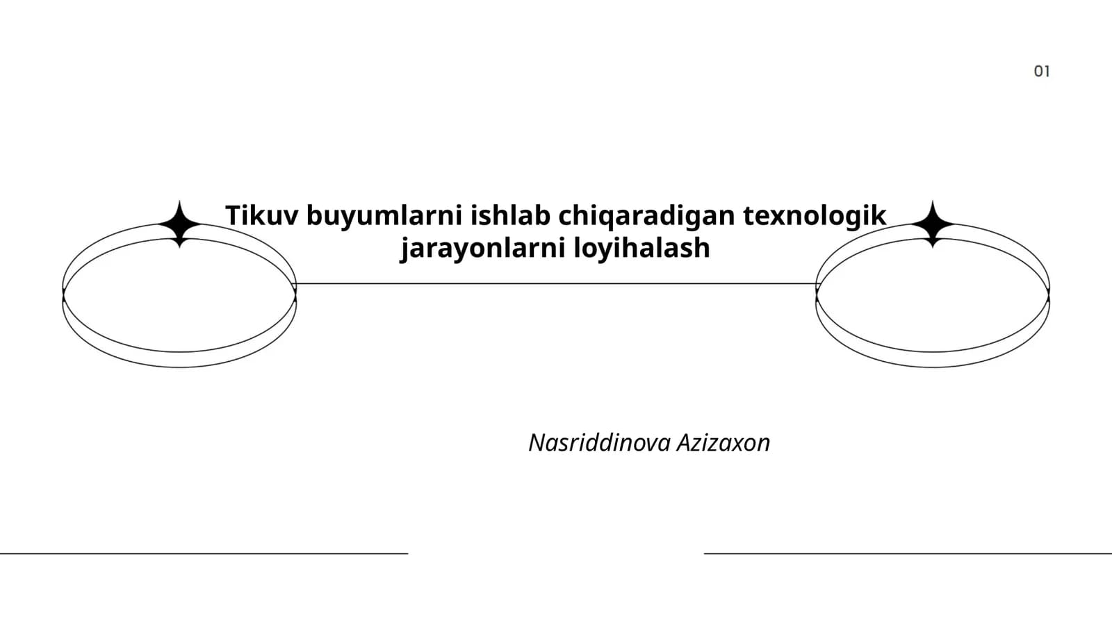Tikuv buyumlarni ishlab chiqaradigan texnologik jarayonlarni loyihalash