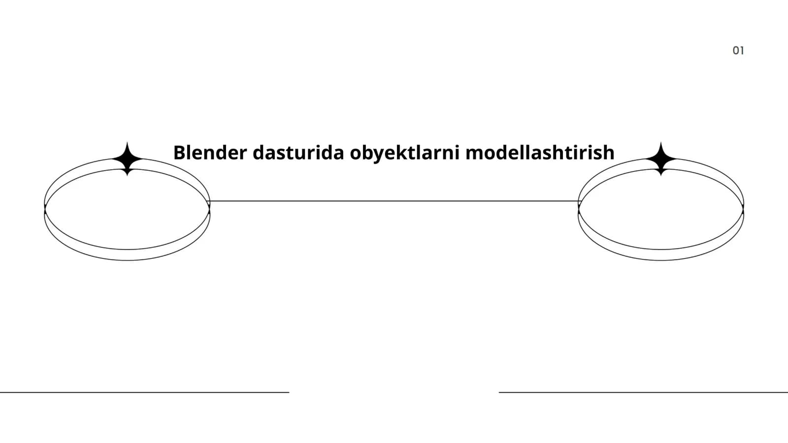 Blender dasturida obyektlarni modellashtirish