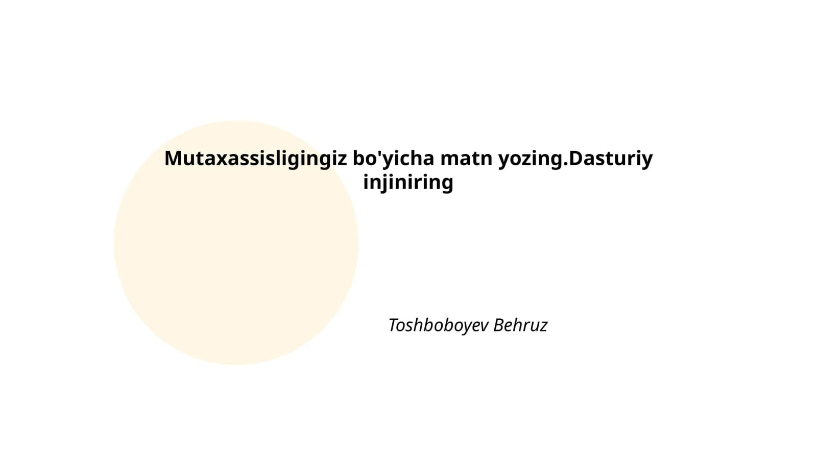 Dasturiy injiniring