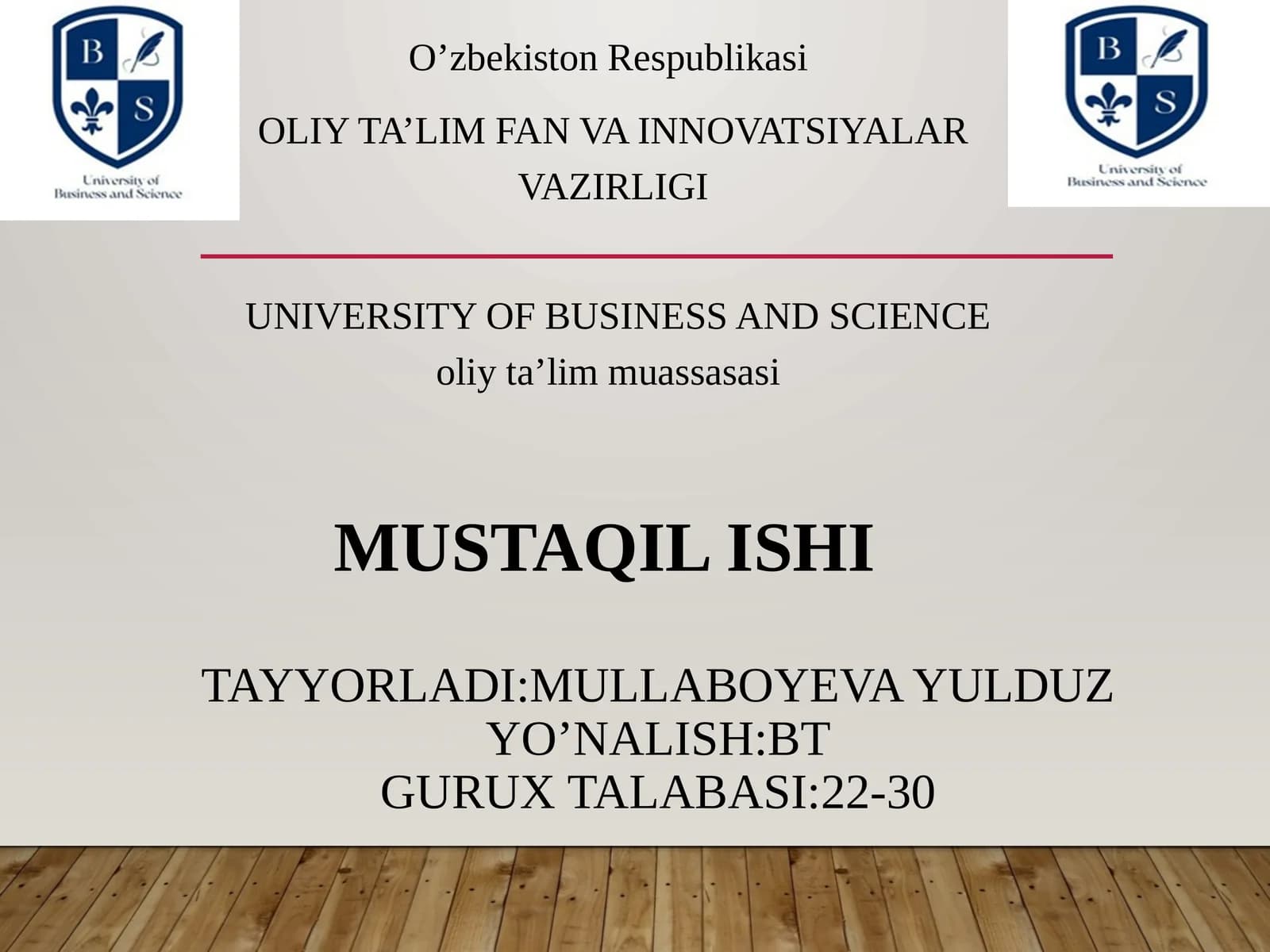 Boshlang'ich sinflarda matematikadan sinfda tashqari ishlar