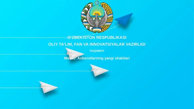 Axborotlarning yangi shaklari