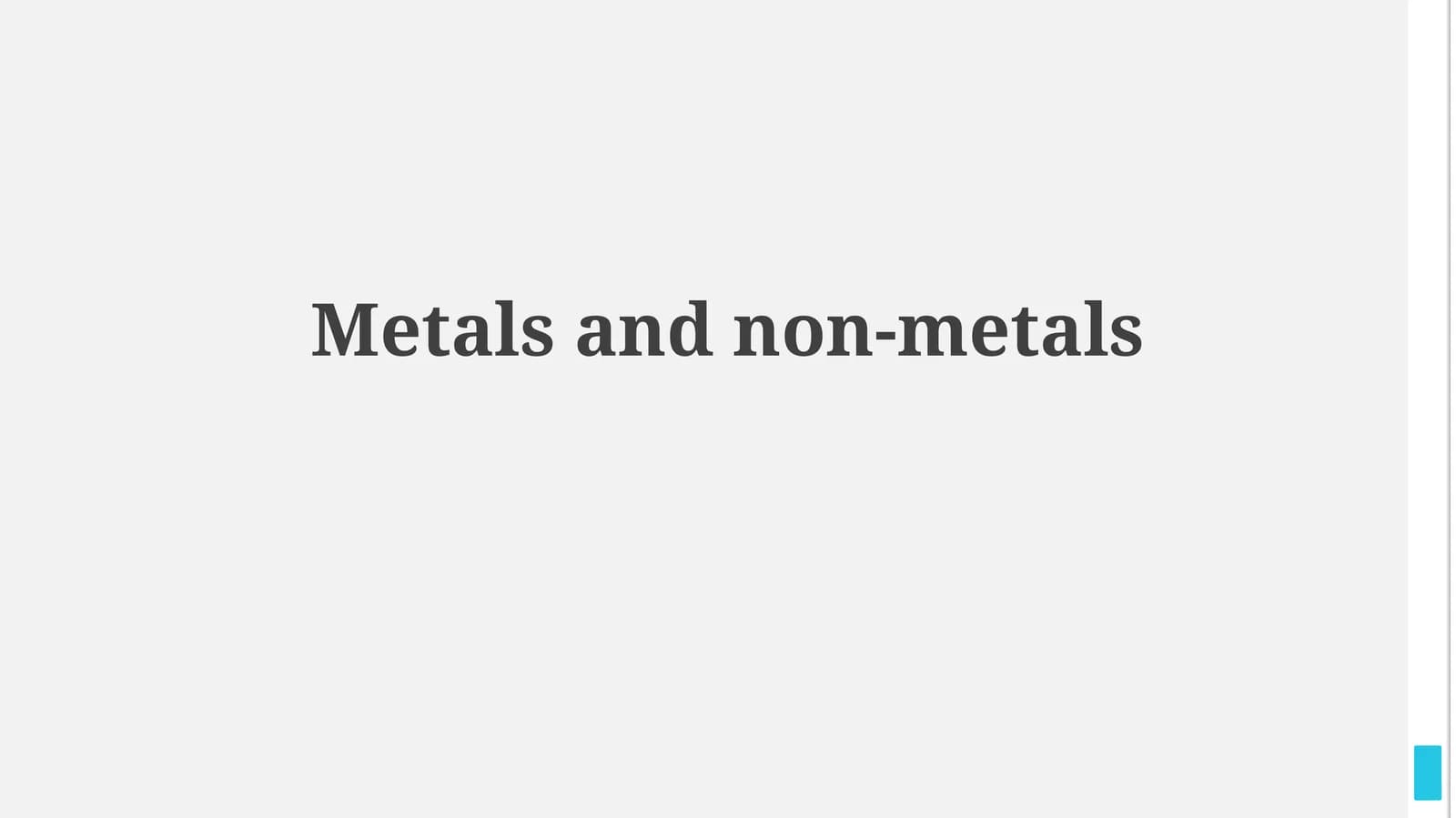 Metallar va metallar