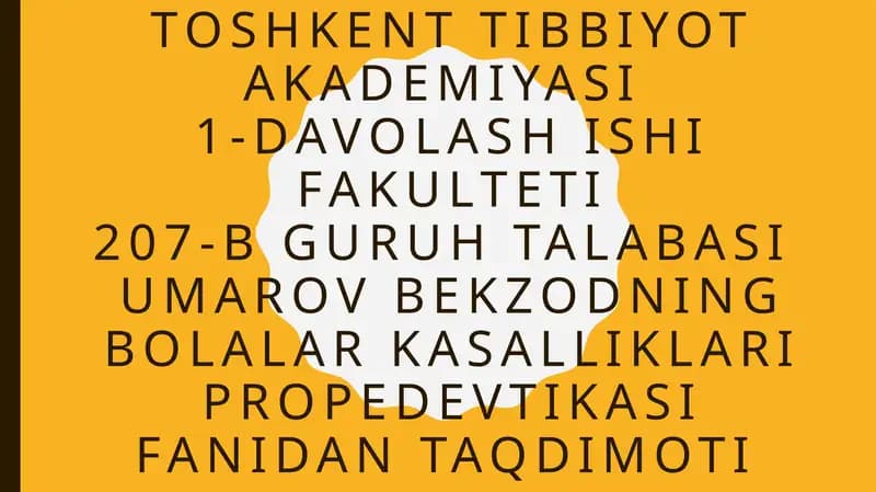 Bolalarni asab-ruhiy rivojlantirish