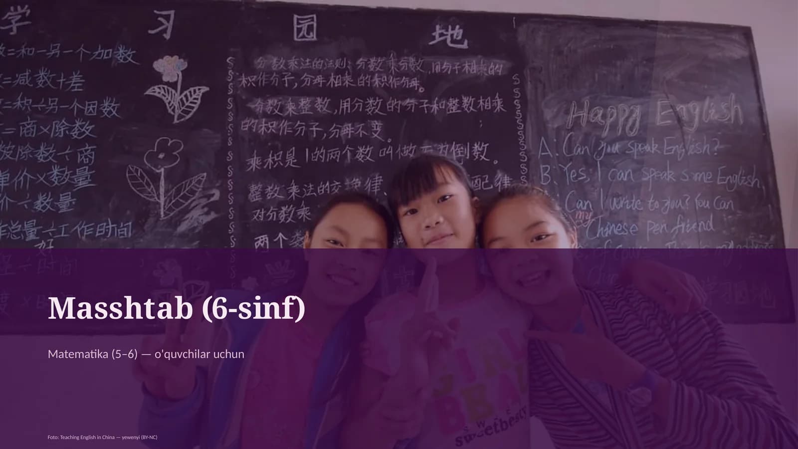 Masshtab (6-sinf)