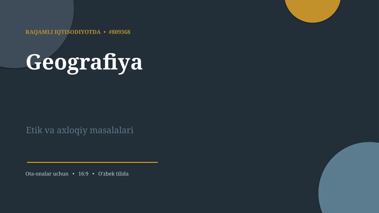 Raqamli iqtisodiyotda