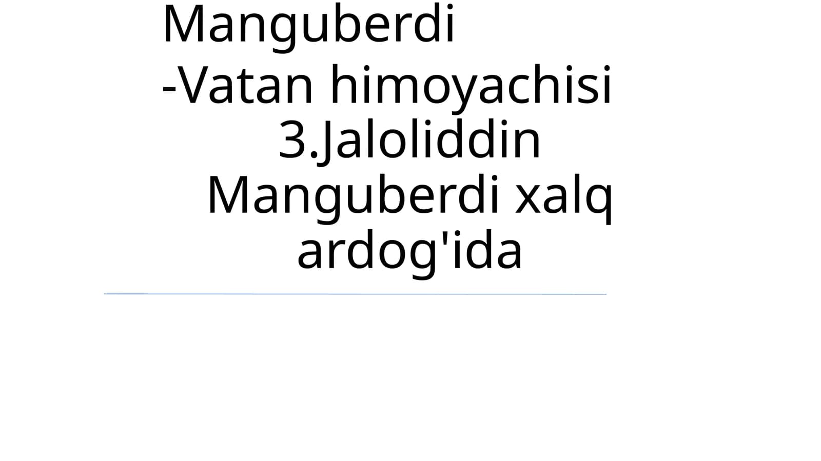 Jaloliddinning Bolaligi