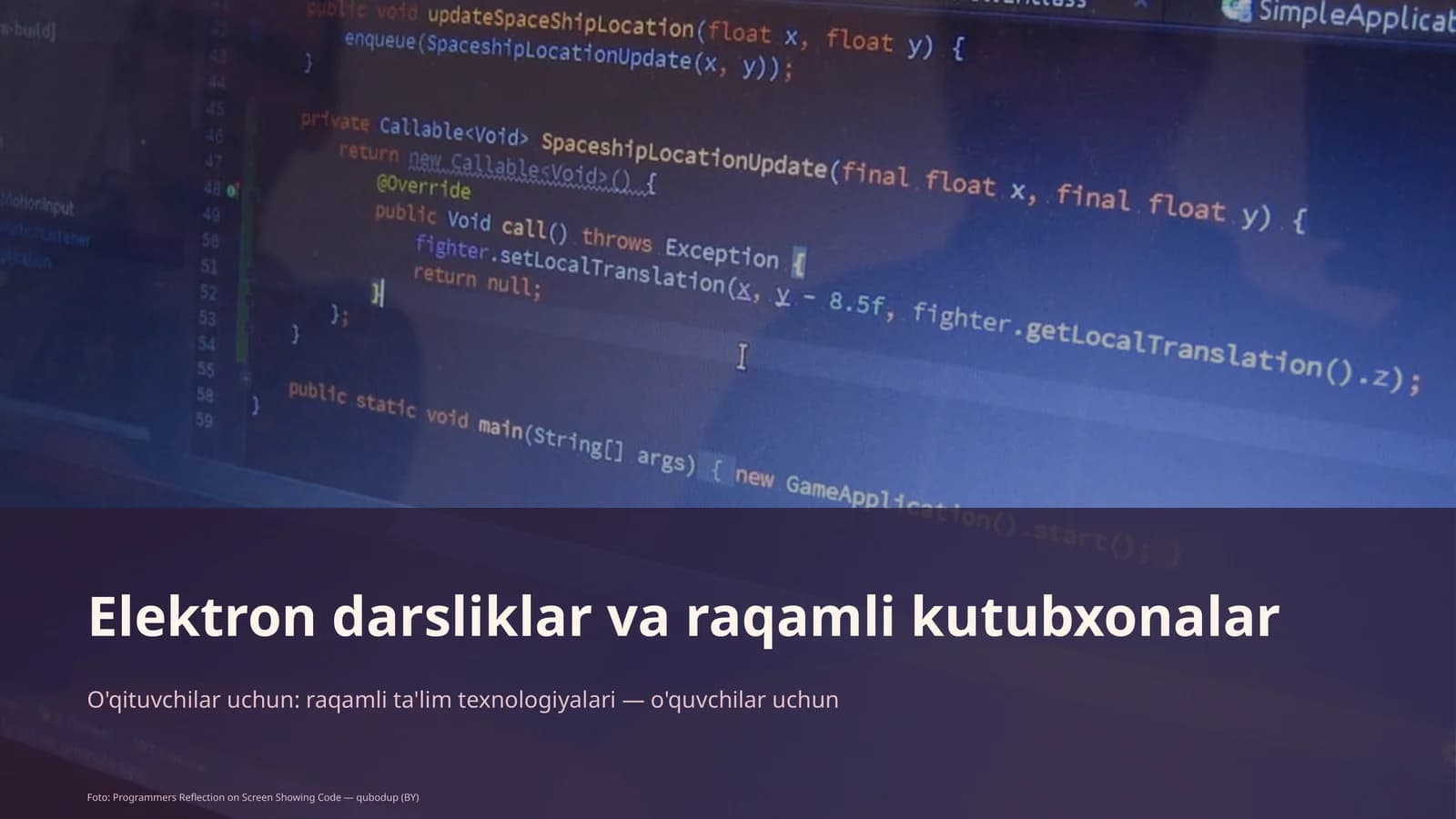 Elektron darsliklar va raqamli kutubxonalar
