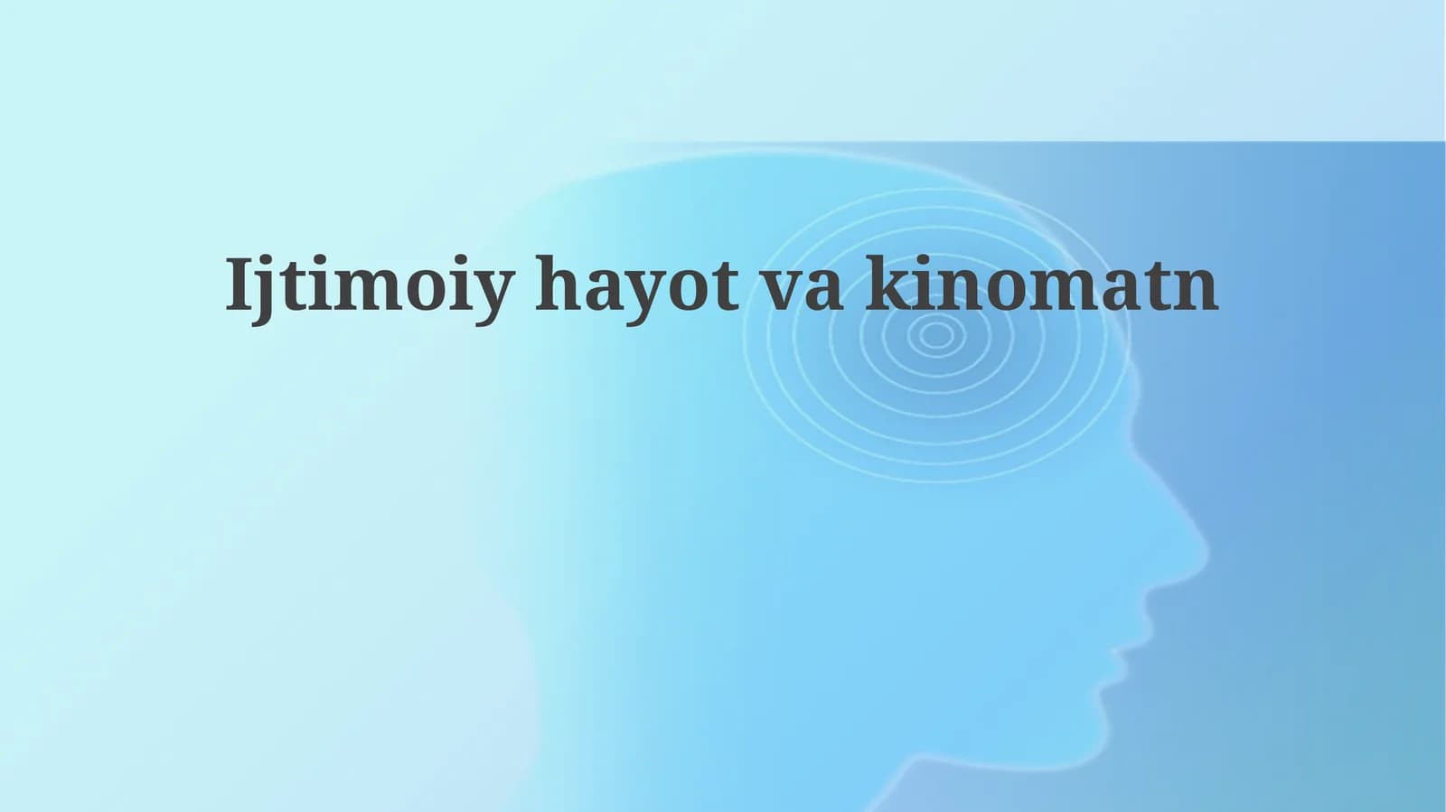 Ijtimoiy hayot