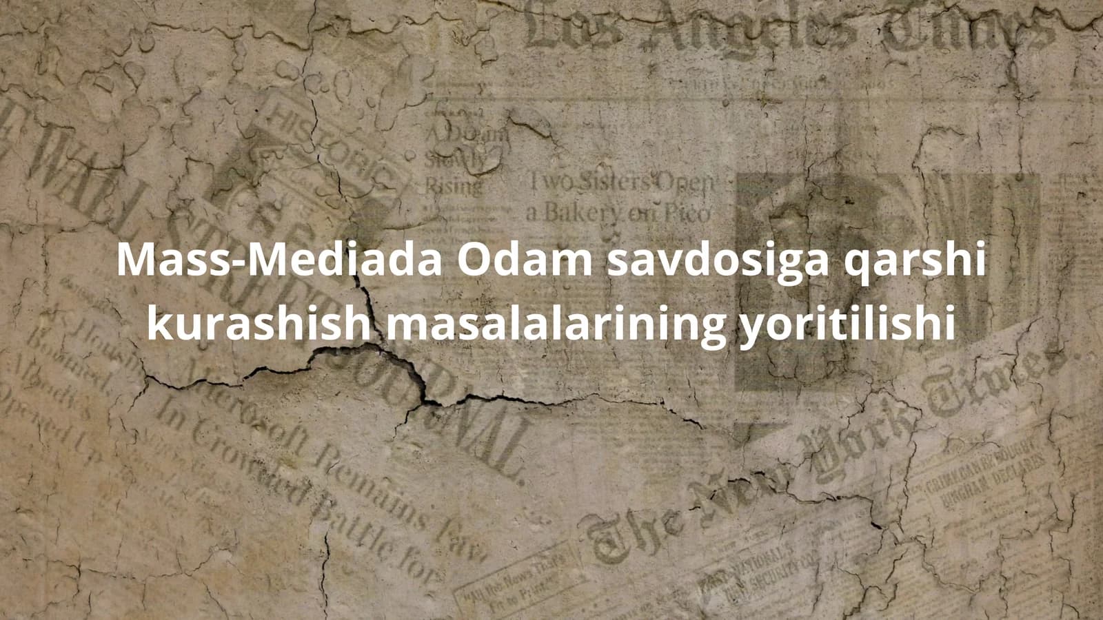 Mass-Mediada Odam savdosiga