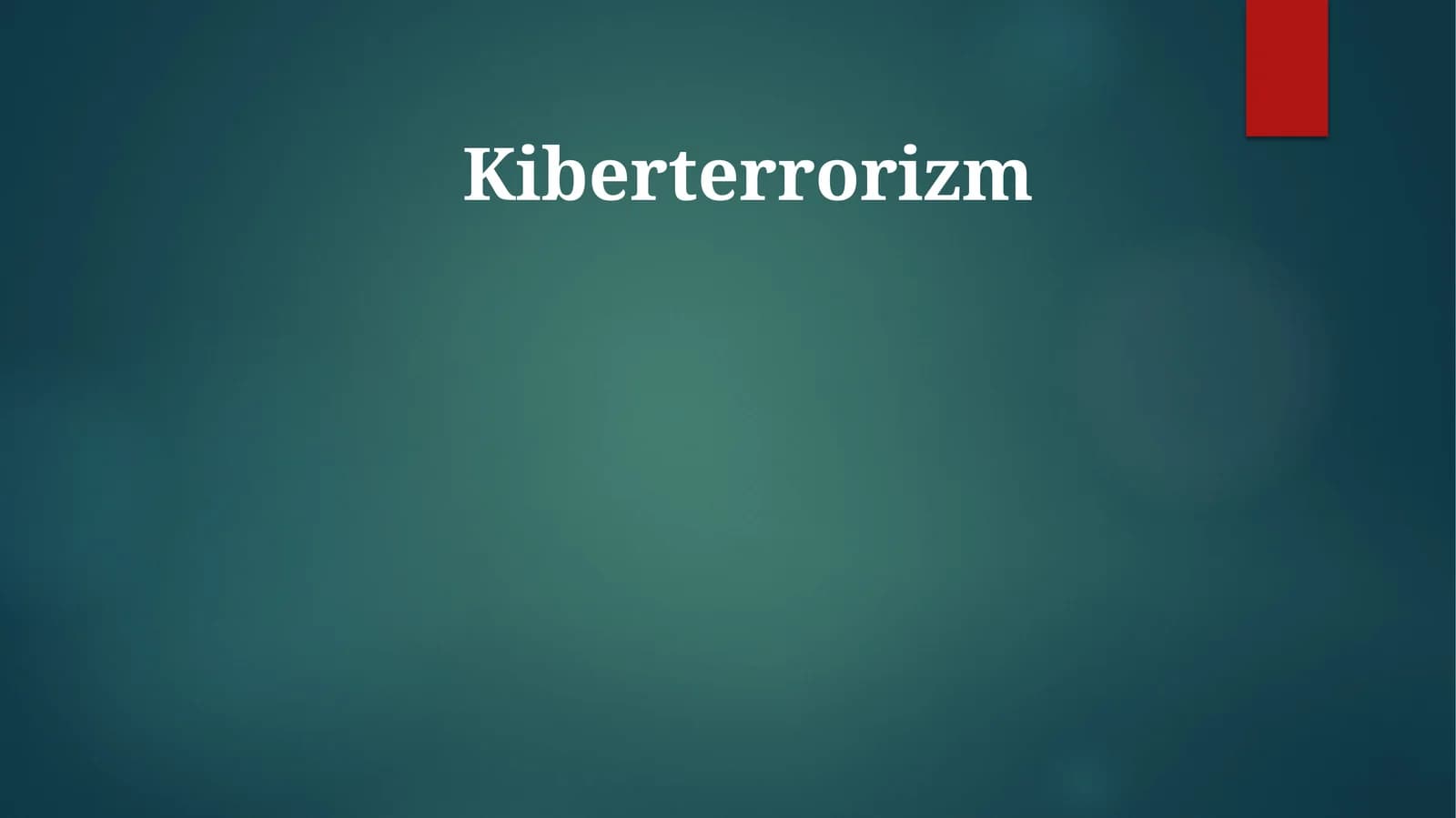 Kiberterrorizm