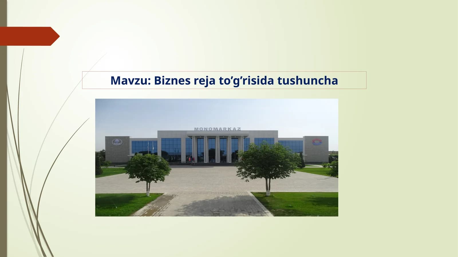 Biznes-rejato’g’risidatushuncha