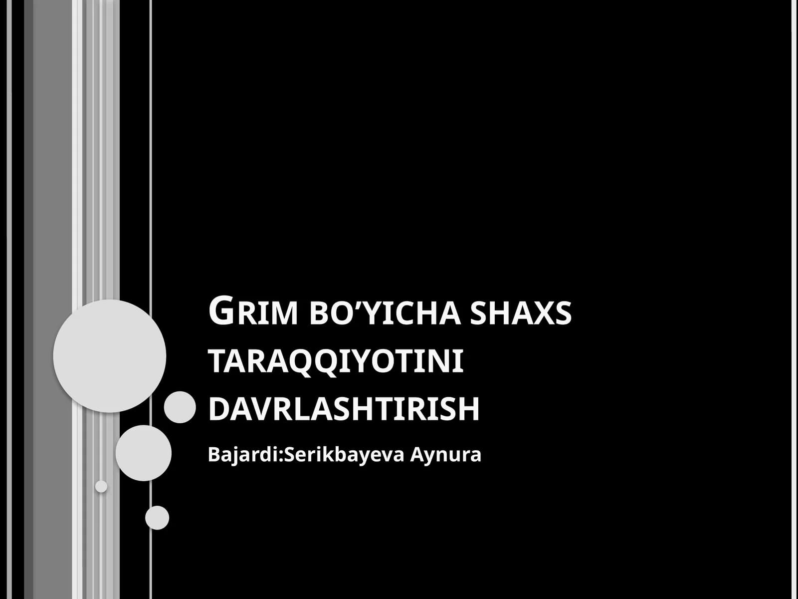 Gustav Grimm hayoti va ilmiy merosi