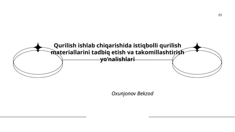 Geopolimer betonlar texnologiyasi