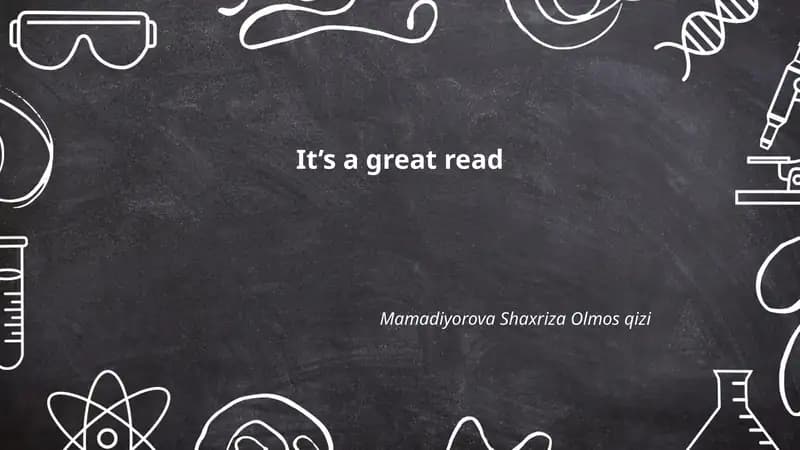 Elements that make a book a great read
