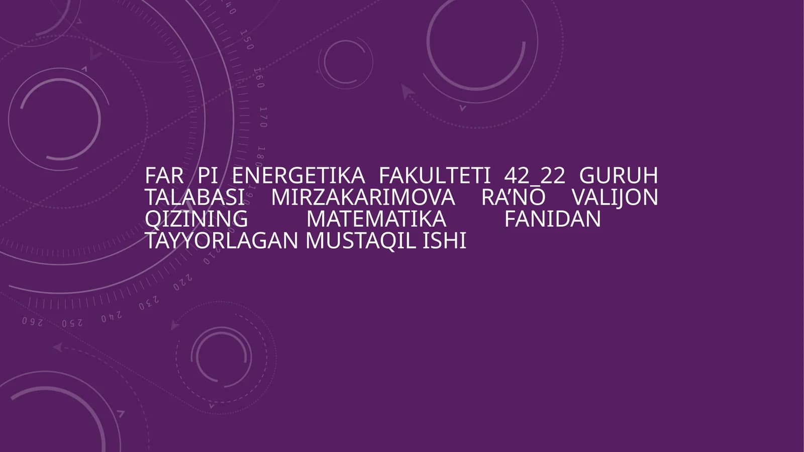 ikkinchi uchinchi va yuqori tartibli determinant.minor va algebraik toʻldiruvchi